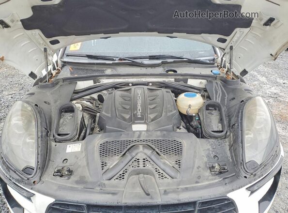 WP1AG2A57HLB51688 2017 PORSCHE MACAN Белый Вид подкапотного пространства