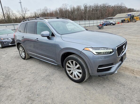 YV4A22PK2H1147425 2017 VOLVO XC90 Серебряный Вид спереди