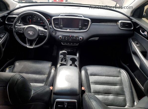 5XYPKDA54GG017303 2016 KIA SORENTO Фиолетовый Вид щитка приборов