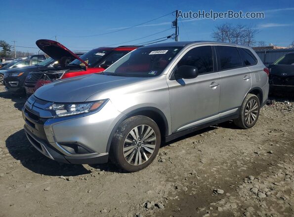 JA4AD2A39KZ009009 2019 MITSUBISHI OUTLANDER Серебряный Задняя левая четверть