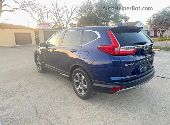 7FARW1H88JE038430 2018 HONDA CRV Синий Передняя правая четверть