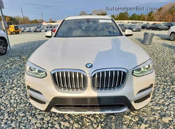 5UXTR9C55JLC69563 2018 BMW X3 Белый Вид сзади