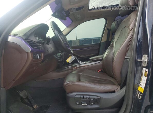 5UXKR0C52G0P34055 2016 BMW X5 Синий Вид панели приборов