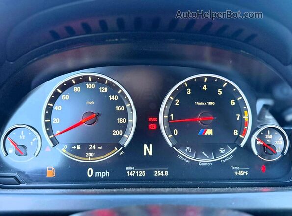 WBS6E9C56GG437177 2016 BMW M6 Белый Вид наклейки с VIN-кодом