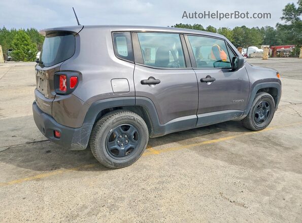 ZACNJAAB1KPK37972 2019 JEEP RENEGADE Серый Передняя правая четверть