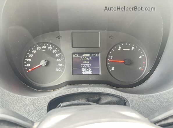 WD4PF1CD9KP123443 2019 MERCEDES-BENZ SPRINTER Blue Widok zestawu wskaźników