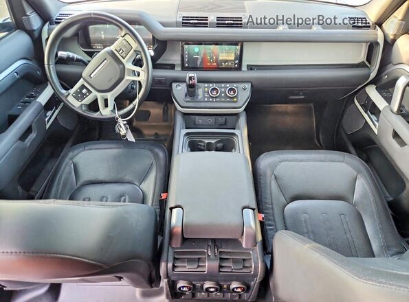 SALE27RU2M2040338 2021 LAND ROVER DEFENDER Серый Вид щитка приборов
