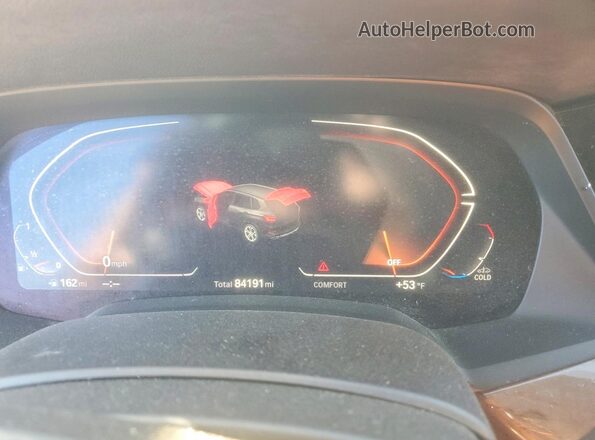 5UXCR6C08M9F08835 2021 BMW X5 Blue უკანა სავარძლების ხედი