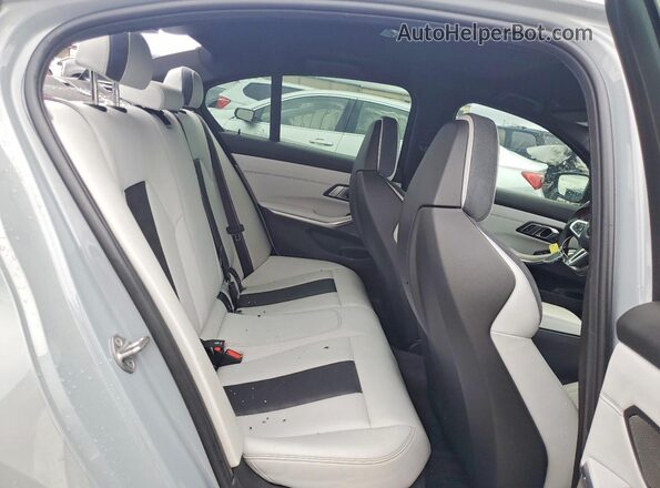 WBS33AY07NFM37814 2022 BMW M3 Gray Սալոնի հետևի տեսք
