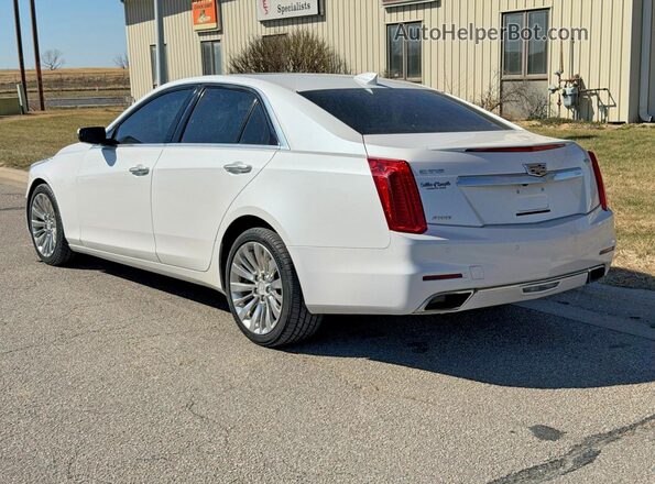1G6AX5SS3K0143154 2019 CADILLAC CTS Белый Передняя правая четверть