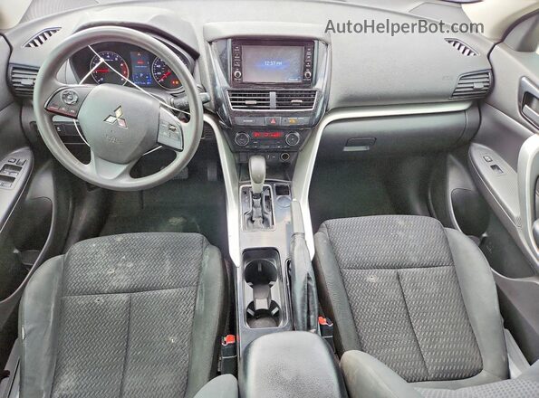 JA4ASUAA0NZ001952 2022 MITSUBISHI ECLIPSE Black Widok zestawu wskaźników