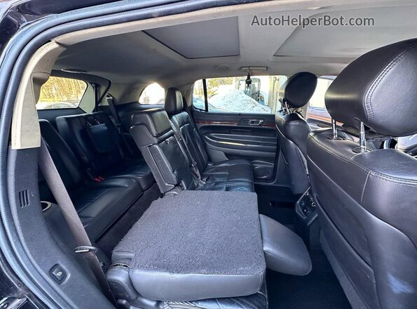 2LMHJ5AT5KBL03699 2019 LINCOLN MKT Черный Вид салона спереди