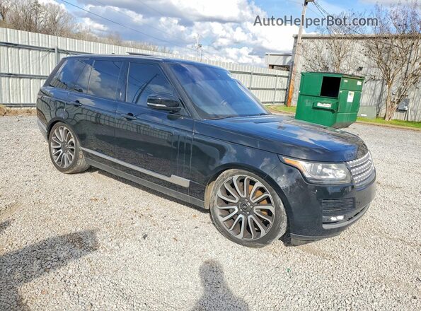 SALGS2EF2GA295293 2016 LAND ROVER RANGE Black Widok z przodu