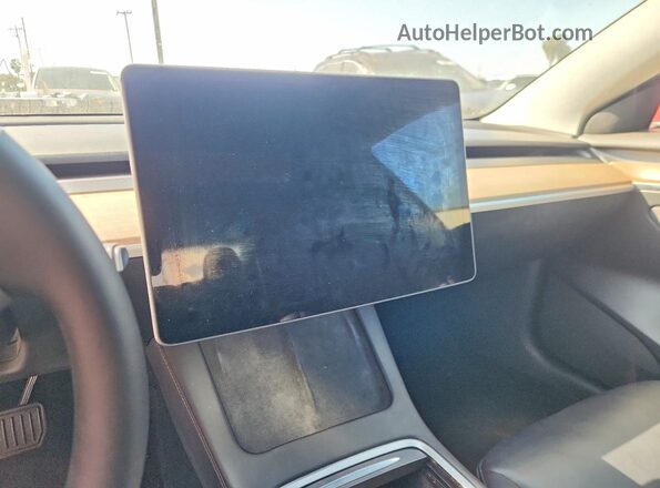 5YJ3E1EA7NF288906 2022 TESLA MODEL 3 Красный Вид задних сидений