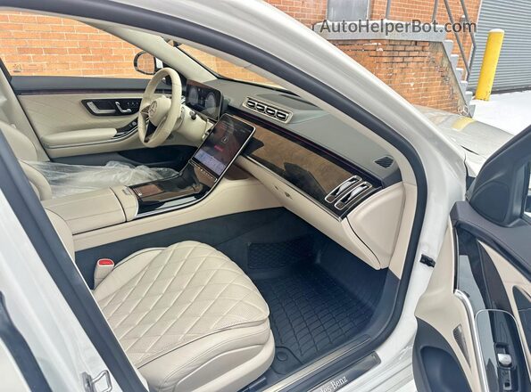 W1K6G7GBXPA177073 2023 MERCEDES-BENZ S-CLASS Белый Вид сзади