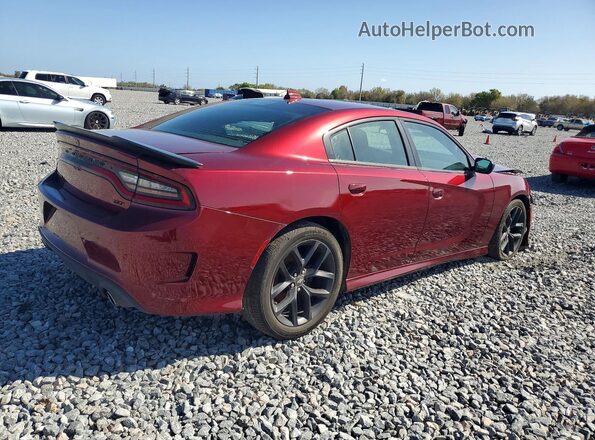 2C3CDXHG9NH224872 2022 DODGE CHARGER Burgundy Առջևի աջ