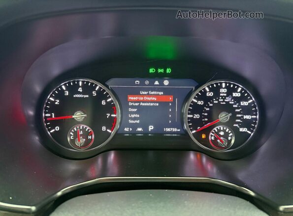 5XYP5DHC1NG217368 2022 KIA TELLURIDE Черный Вид щитка приборов