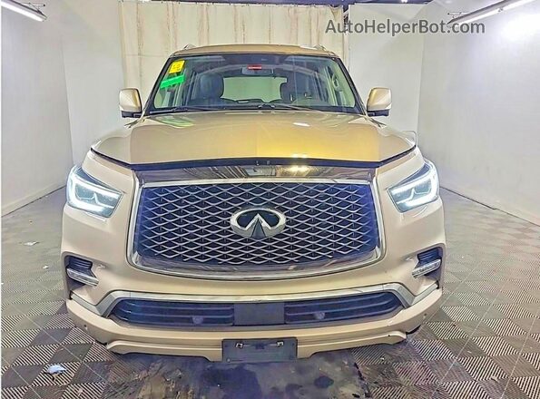 JN8AZ2NE6J9194254 2018 INFINITI QX80 Золотой Вид подкапотного пространства