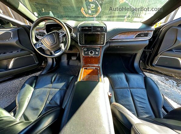 1LN6L9UK9H5617828 2017 LINCOLN TOWNHOUSE CONTINENTAL Черный Вид задних сидений