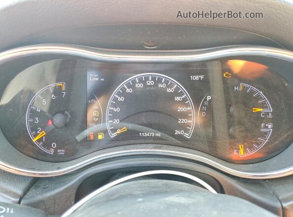 1C4RJEAG7JC451388 2018 JEEP CHEROKEE Черный Вид задних сидений