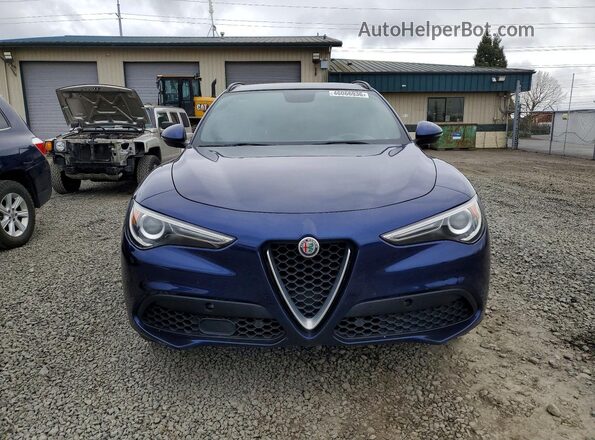 ZASFAKNN9J7B85530 2018 ALFA ROMEO STELVIO Blue Vista trasera