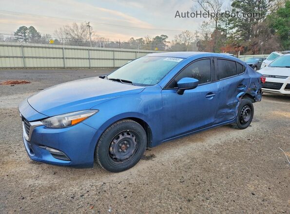 3MZBN1U78JM200403 2018 MAZDA 3 Синий Задняя левая четверть