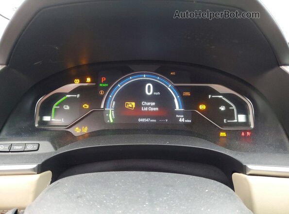 JHMZC5F15KC000166 2019 HONDA CLARITY Белый Вид задних сидений
