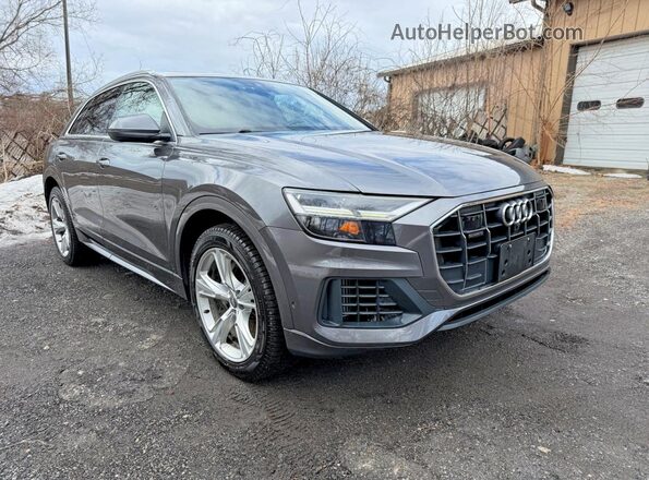 WA1BVAF19KD039112 2019 AUDI Q8 Серый Задняя левая четверть