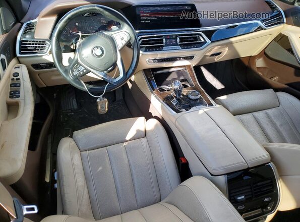 5UXJU2C59KLN65553 2019 BMW X5 Gray Widok zestawu wskaźników
