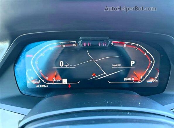 5UXCW2C52KLB43713 2019 BMW X7 Gray Widok zestawu wskaźników