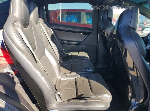 5YJXCAE27GF016861 2016 TESLA MODEL Черный Вид задней части салона