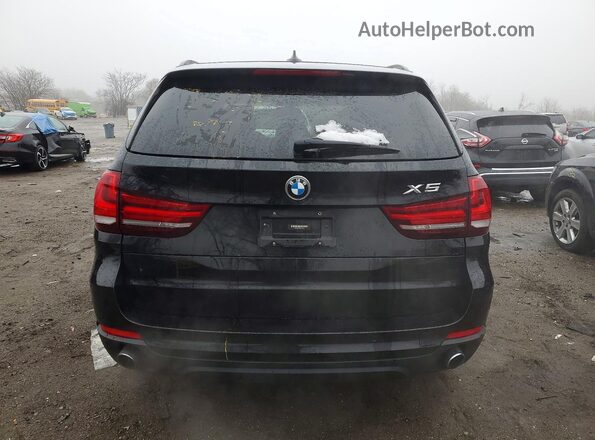 5UXKR0C58G0P25442 2016 BMW X5 Черный Вид салона спереди