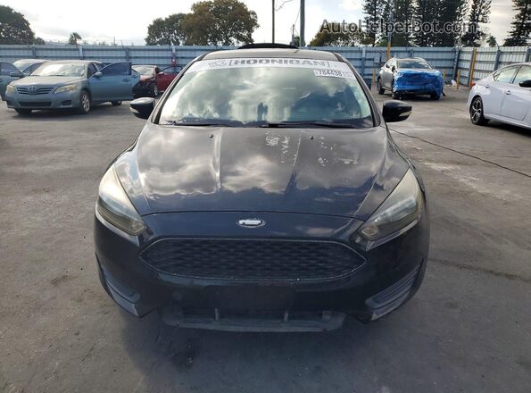 1FADP3K2XGL393601 2016 FORD FOCUS Черный Вид спереди