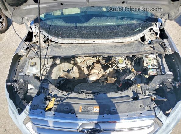 1FMCU0JDXHUE57577 2017 FORD ESCAPE Серебряный Вид подкапотного пространства