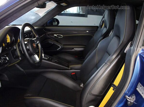 WP0AD2A91JS156295 2018 PORSCHE 911 Blue Widok tylnych siedzeń