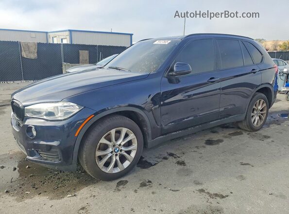 5UXKR0C52G0P34055 2016 BMW X5 Синий Задняя левая четверть