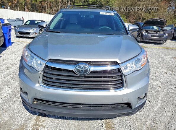 5TDYKRFH7GS126751 2016 TOYOTA LIMITED Серебряный Вид сзади