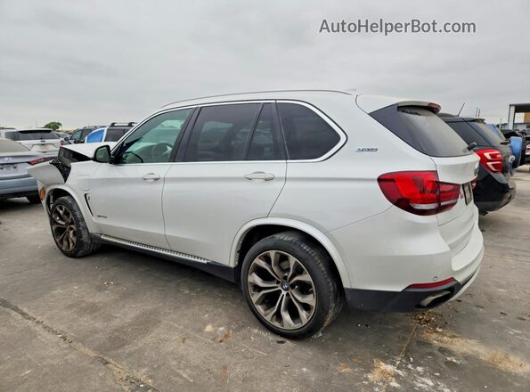 5UXKT0C38H0V97270 2017 BMW X5 Белый Задняя правая четверть
