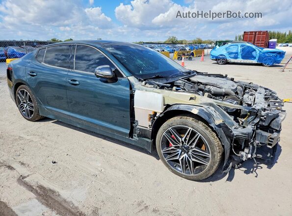 KNAE55LCXN6120142 2022 KIA STINGER Черный Вид спереди