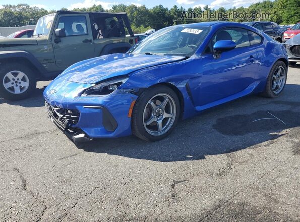JF1ZDBF10N8700610 2022 SUBARU BRZ Синий Передняя левая четверть