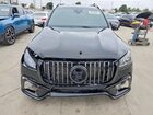 2020 Mercedes-benz Gls 450 4matic Черный vin: 4JGFF5KE2LA183345