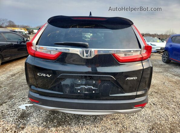 2HKRW2H53JH634747 2018 HONDA CRV Черный Вид салона спереди