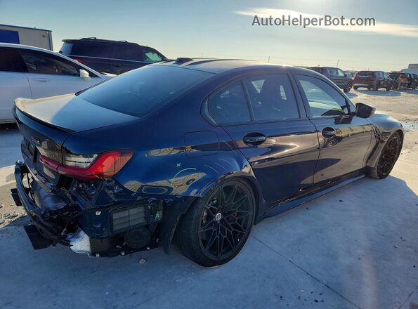 WBS43AY04PFN35500 2023 BMW M3 Blue Tył prawy