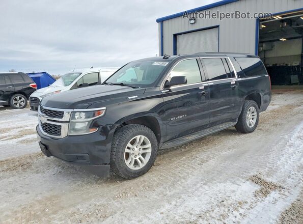 1GNSKHKC9LR252037 2020 CHEVROLET SUBURBAN Черный Передняя левая четверть