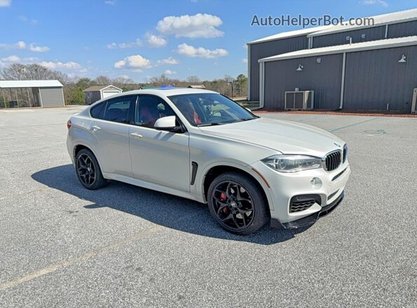5YMKW8C30H0U72441 2017 BMW X6 Белый Задняя левая четверть