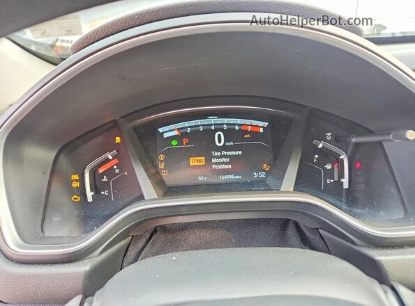 2HKRW2H53JH634747 2018 HONDA CRV Черный Вид задних сидений
