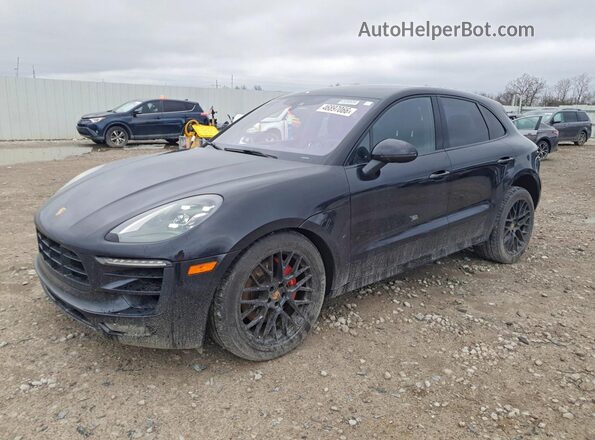 WP1AG2A56HLB55313 2017 PORSCHE MACAN Черный Задняя левая четверть