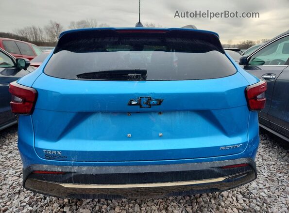 KL77LKEP4SC104996 2025 CHEVROLET TRAX Синий Вид сзади