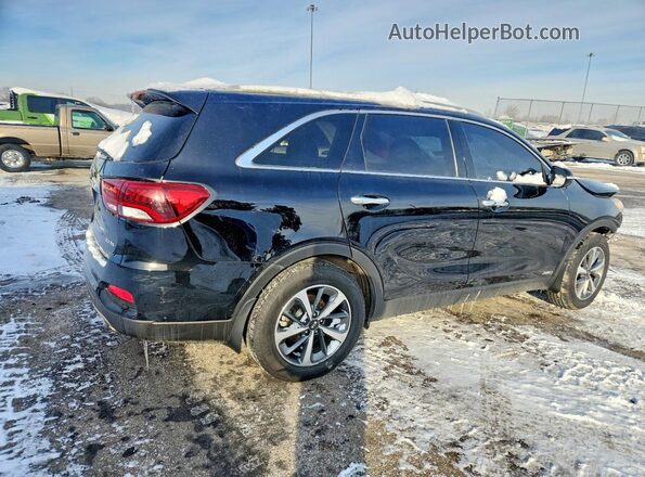 5XYPHDA50KG444758 2019 KIA SORENTO Black Delantero derecho