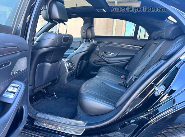 WDDUG6EB4KA439487 2019 MERCEDES-BENZ S-CLASS Black Հետևի նստատեղերի տեսք